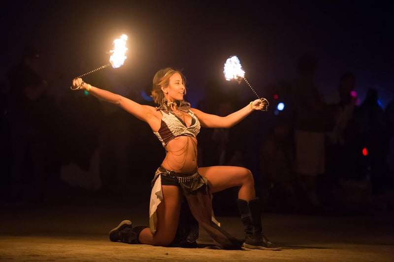 Fire-Breathing Performer